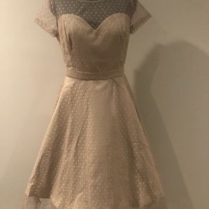 Lindy Bop NWT Almond colored dress